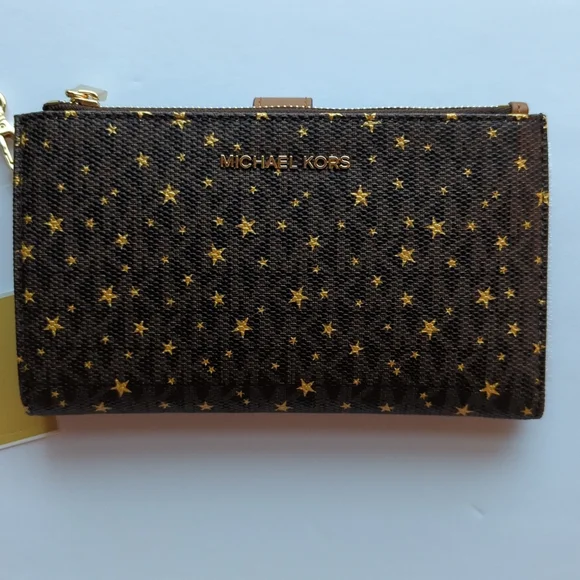 NWT Michael Kors Jet Set Double Zip Wristlet - Picture 3 of 7